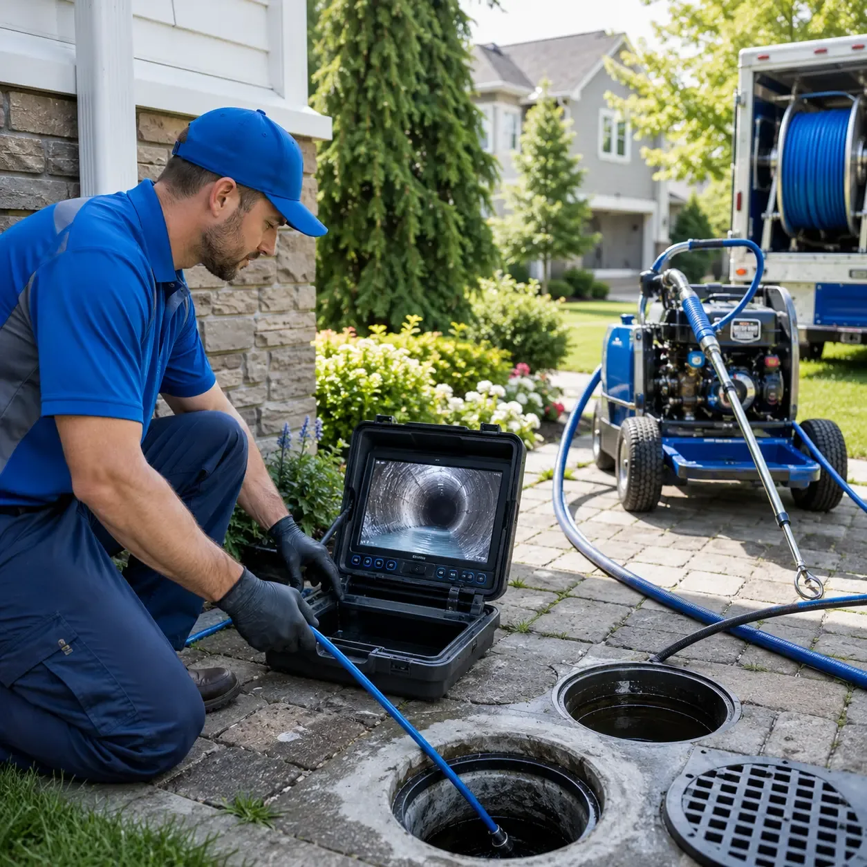 Outdoor drain cleaning professionals serving Pound, VA